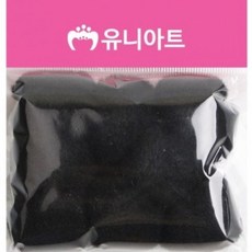 유니아트 칼라 1000 검정 40mm 6팩만들기재료 뿅 학습완구 재료 뿅뿅이 솜 만들기 dew+951Bv