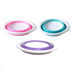 비워크 랜덤 소형 떡밥 낚시밑밥통 반죽그릇 낚시미끼통 접이식그릇