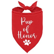 해외 Cgvovgr Adopt Me I'm A Foster 반다나 애완동물 강아지 스카프 액세서리 소품 발표 레드 강아지용 반려동물 구조 선물 미국매장정품+ 1706292, .0004.Red Pup of Honor.