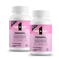 원어데이 여성 프레나탈 컴플리트 멀티비타민 소프트젤 ONE A DAY Women's Prenatal Multivitamin, 90정, 2개