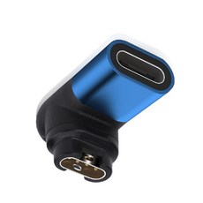 Garmin手錶充電轉接頭，適用於Forerunner 965 265 970 570，Type-C V8 IOS多接口兼容, 藍色 (IOS 母頭), 1個