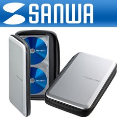 강원전자 산와서플라이 블루레이 지원 세미하드 CD/DVD 케이스(56매/실버) FCD-WLBD56S, 1개