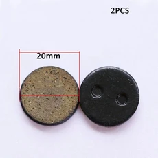 2/4/10/20pcs Mi Xiaomi 전기 스쿠터 M35 1S Pro 교체 부품 키트 디스크 브레이크 패드 반금속 수지 18mm, 03 M35 20mm 2pcs