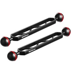 MINIFOCUS 20.3CM(8인치) 더블 알루미늄 연장 암 /다이빙 CNC 익스텐션 볼 라이트 2.5CM(1인치) 커넥터 수중 헤드 스트로브 /비디오 시스템, 6" Extension Arm