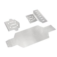 알루미늄 섀시 아머 보호 스키드 플레이트 및 범퍼 ARRMA 1/7 Felony Infration Limitless RC 자동차 업그