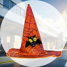 할로윈 미니 마녀모자 머리띠 오렌지 할로윈변장 헤어밴드 장식품 퍼레이드 분장용품 행사소품