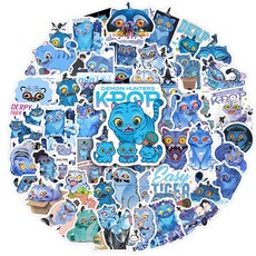 케이팝 데몬헌터스 케데헌 호랑이 더피 스티커 60장, 1세트, 60매