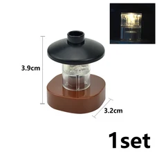 큰크기 빌딩 블록 가구 집 TV 램프 울타리 의자 테이블 대형 조립 피규어 장난감 Duploes와 호환, 15 Lamp Brown