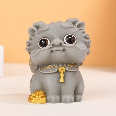 招財貔貅擺件 家居玄關裝飾 樹脂工藝品, 石色日進鬥金, 1個