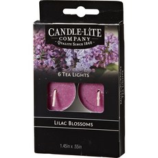 캔들라이트 티라이트 향초, 6개, 68g, 라일락블라썸