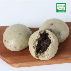 도현당 보리새싹 귀리팥찐빵80g 천연효모 유기농재료, 10개, 100g