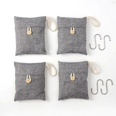 대나무 프레쉬 신발 탈취제 차량 숯주머니 4p 제습제 대나무숯 대나무활성탄