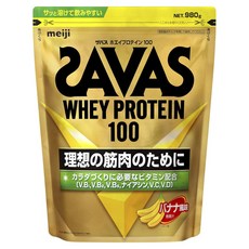 meiji 明治 Whey Protein100乳清蛋白粉 香蕉口味, 1包, 980g