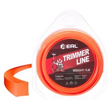 리얼 예초기 줄날 2.7mm x 56M 사각형 나일론줄 와이어날 나일론 끈 안전날 독일 바스프 원자재, 1개