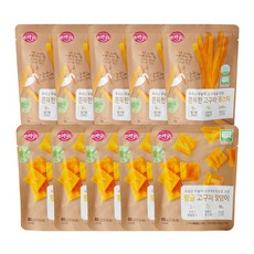 [매홍] 프리미엄 무농약 칼슘 고구마말랭이+고구마롱스틱 5+5 아이간식 추천