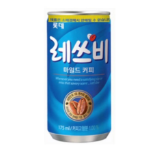 레쓰비 마일드 캔커피, 6개, 175ml