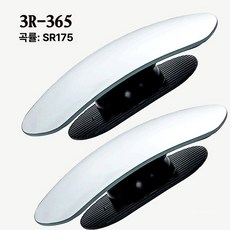 백미러 보조 미러 트럭 버스 사각지대 제거 초고화질 광각 360도 회전 거울, 1개, 3R_365 트럭 미러 2개, 기본 색상