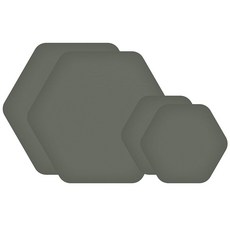 GEAR AID Tenacious Tape Hex - 6.4cm(2.5인치) 및 3.8cm(1.5인치) 수리 패치 (패치 4개: 6.4cm(2.5인치) 2개 및 3.8cm(1.