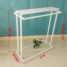 매장 행거 2단 더블 스탠드 전시 랙 남녀 아동복 철제 선반