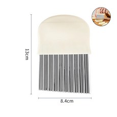 감자튀김칼 물결칼 웨이브칼 웨이브감자칼 웨이브야채칼, 화이트, 1개