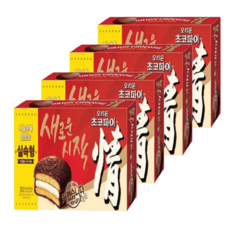 오리온 초코파이 30입 1170GX4입, 1.17kg, 4개