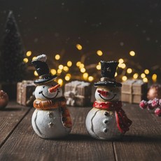 크리스마스 데코 스노우맨B 모자 (랜덤발송) 크리스마스장식 인테리어소품, 크리스마스 데코 스노우맨B 모자 (랜덤발송) 크리스마스