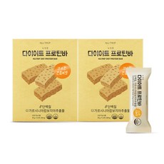 뉴트립 프로틴바 다이어트 저당 간식 단백질바 식약청인증 체지방감소 가르시니아 함유 에너지바, 360g, 2개
