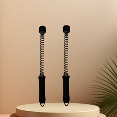 無繩戰繩健身甩大繩 力量訓練家用體能訓練繩 臂力肌肉訓練繩, 單只 曜石黑, 1個