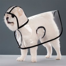 소형견 레인코트 강아지판초, S