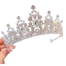 티아라 셀프웨딩 스냅 촬영용, 1개, 티어드롭 퀸