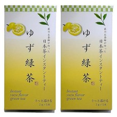 유자 녹차 5개 2 팩 세트 차 음료, 1개, 1g