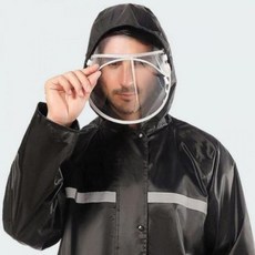 우의 우비 오토바이 바이크 라이더 배달 방수 비옷 세트