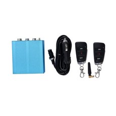 배기 Taibosi 자동차 12V 키트 제어 파이프 컷아웃/덤프 캣백 머플러 밸브 액세서리 전기 리모컨 범용, 2)Aluminum Case Kit