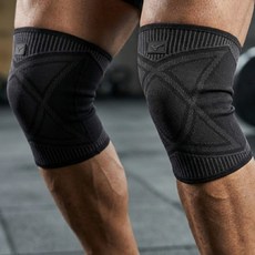 미즈노 무릎보호대 러닝 헬스 등산 남성 여성 연골 슬개골 보호대, 1개, 블랙