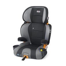 Chicco KidFit Adapt 4세 이상 및 40-100파운드 어린이를 위한 2-in-1 벨트 포지셔닝 부스터 카시트 백리스 하이백 시트 엠버블랙