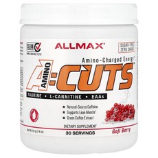 올맥스 ACUTS 아미노산 충전 에너지 드링크 구기자 열매 210g(7.4oz), 209g, 5개
