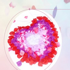 플라워샤워 꽃잎 컨페티 100개입 선물포장속지, 레드