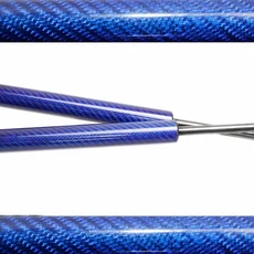 Renault Kadjar 2015-2021 SUV 자동 리어 테일 게이트 부트 가스 스프링 리프트 용 스트럿츠 충격 댐퍼 탄, 09 blue carbon fiber