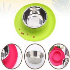 니즈플리 싱글형 1구 강아지그릇 강아지식기 고양이식기 애견식기 고양이그릇, 블루색