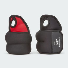 리복 손목 중량밴드 RAWT-11211 2p, 블랙, 1kg