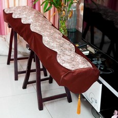 덮개 보호덮개 가야금 고쟁 레이스 천 태슬 장식 수납형, 1개, 커피 컬러 그레이 리틀 드래곤