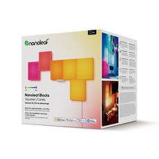 Nanoleaf 智慧拼接方塊燈10入組含電源及控制器, 六入組