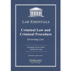 (영문도서) Criminal Law and Criminal Procedure Law Essentials: Governing Law for Law School and Bar Exa... Paperback, Sterling Education, English, 9781954725096