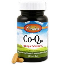 Carlson 輔酶Q10軟膠囊 100mg, 1個, 90 件