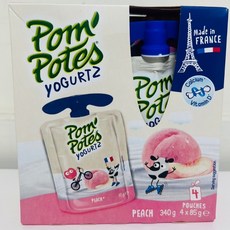 法優樂 Pom' Potes 法國桃子風味優格 4入, 1個, 水蜜桃（4入/盒）2026.08.15