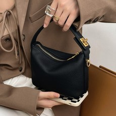 dearbag 金色細節迷你柔軟托特斜背包 UN-9572