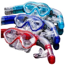 비앤드 BN-605 아동 스노쿨링 마스크 세트, bn605 블루