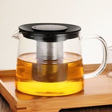 내열유리 차포트 주전자 티망 차다기 유리티포트 내열유리포트 유리차포트 찻주전자 티팟 티포트 티메이커 차망주전자 티주전자 차주전자 내열유리다관 유리주전자+커머스연구소Shop, 빠른배송