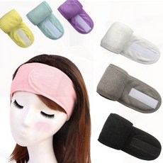 세안 헤어 밴드 극세사 세수 머리 정리 화장 메이크업 밴드, 1개, 핑크
