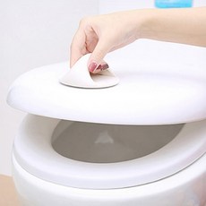 부착식 변기 손잡이 변기뚜껑 손잡이 욕실잡화, 1개